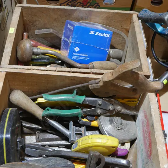 Assorted workshop tools