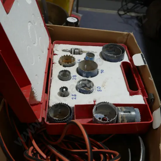 Hole saw set etc