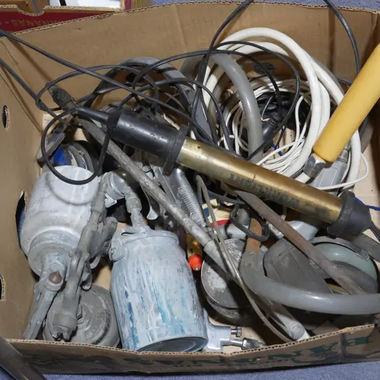 Paint spray guns etc