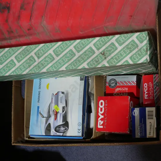 Oil filters, parking sensor system, grip mats etc