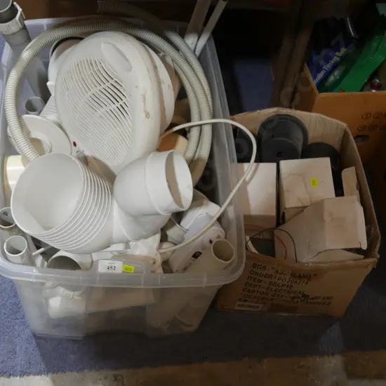 Plumbing, light fixtures
