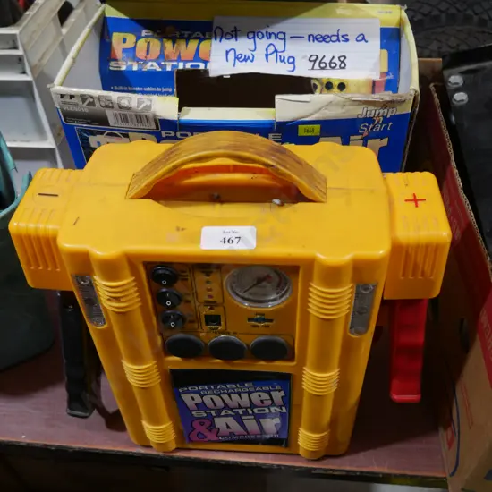 2 in 1 Portable Powerstation and Air compressor A/F
