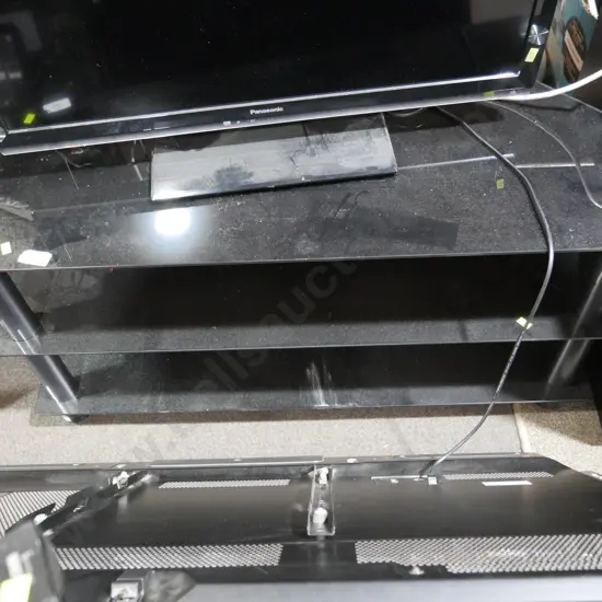 Glass TV cabinet