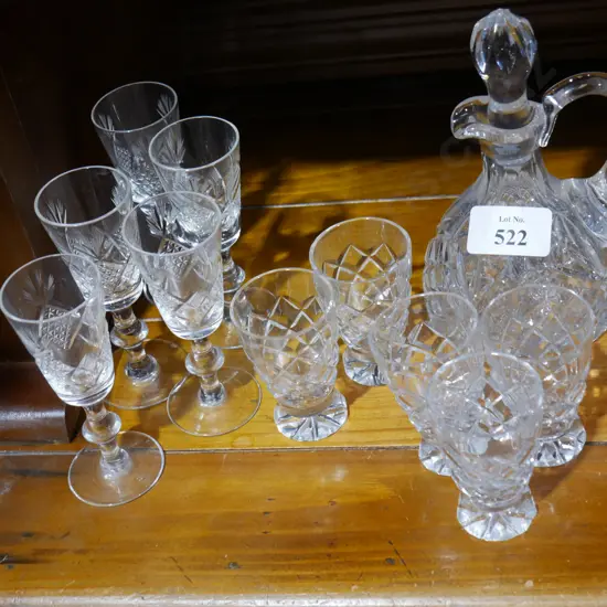 Decanter and glasses