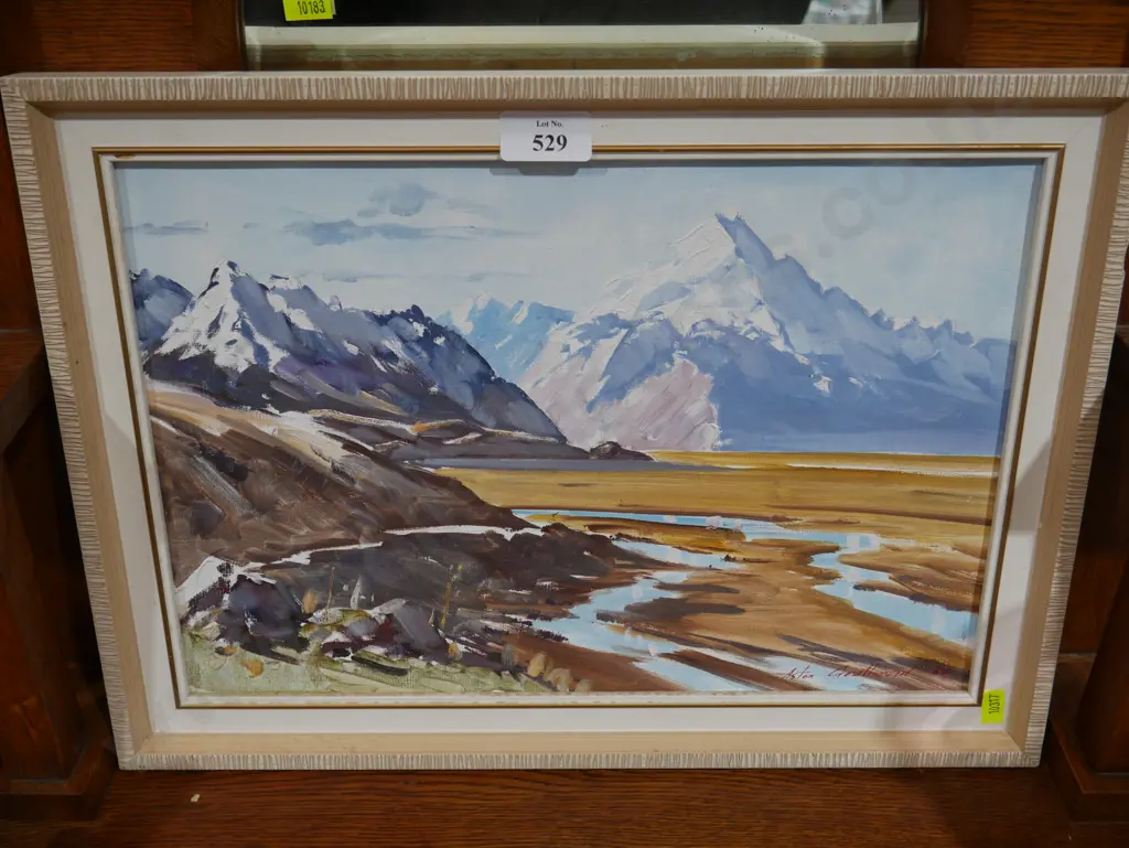 Aston Greathead painting, Mt Cook Image 1++