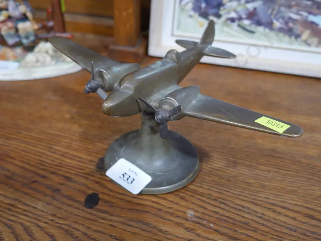 Brass airplane Image 1++
