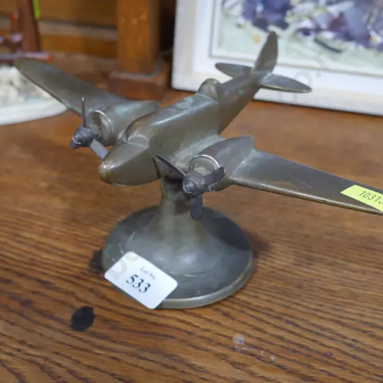 Brass airplane