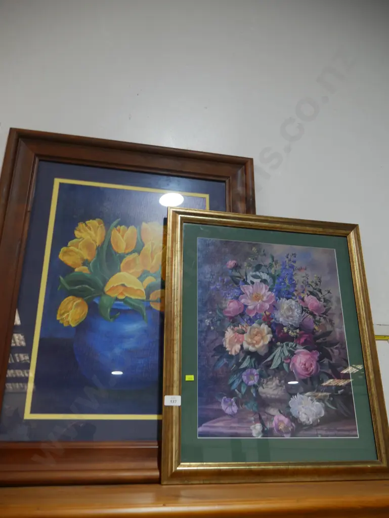 Two flower artworks Image 1++