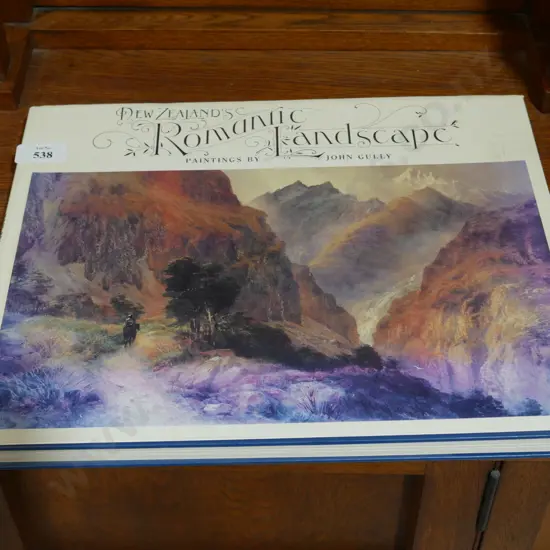 New Zealand landscape painting book