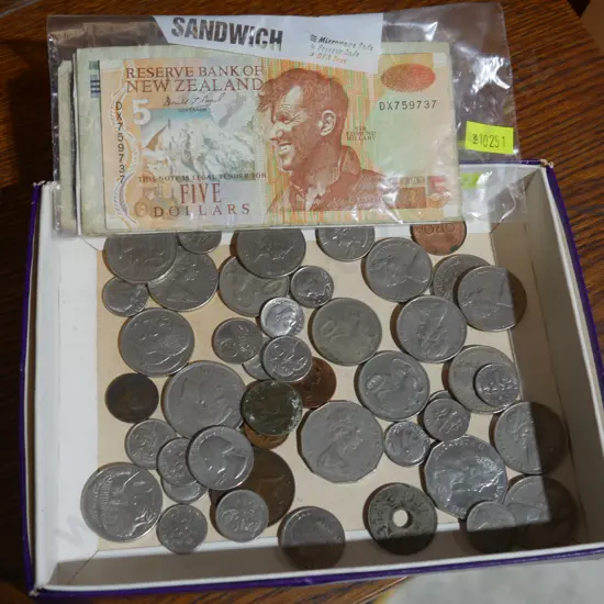 Coins and banknotes