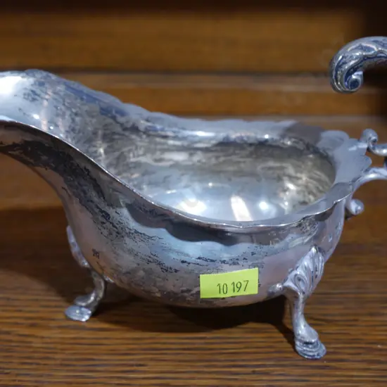 Stirling silver gravy jug