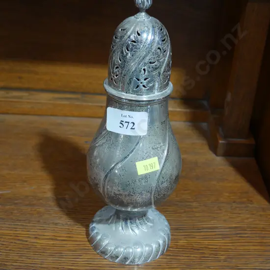 Stirling silver caster shaker