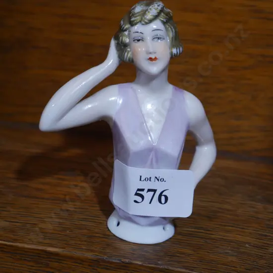 Porcelain half doll