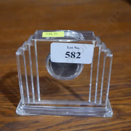 Waterford crystal mantle clock