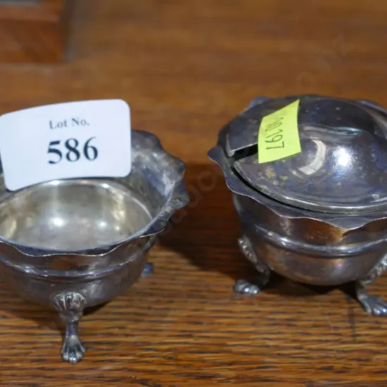 2 stirling silver salts