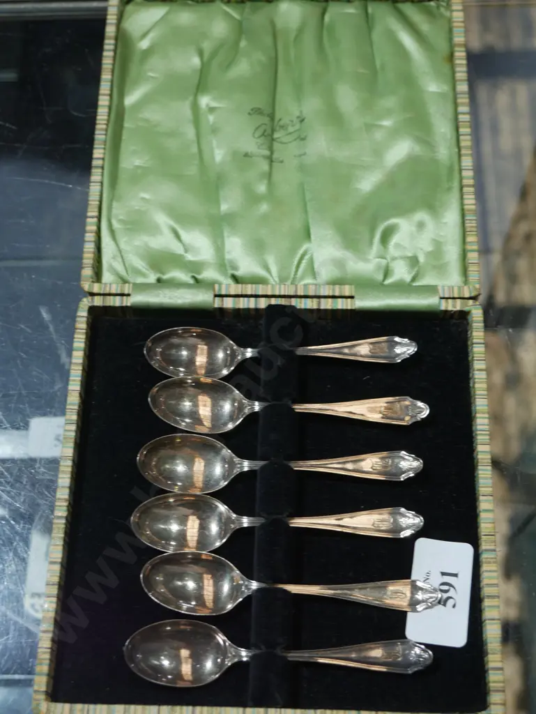 Stirling silver cased teaspoons Image 1++