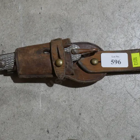 Vintage pocket knife and sheath