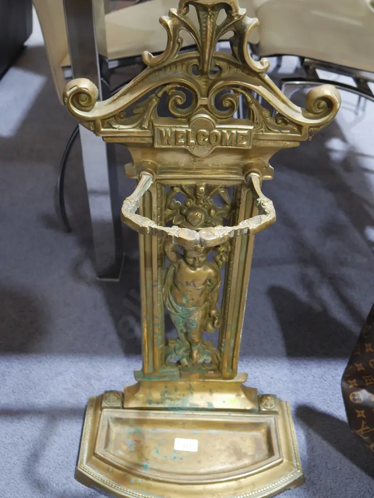 Brass umbrella stand Image 1++