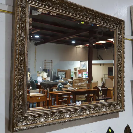 Ornate framed mirror