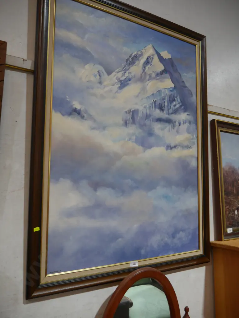 C. Pick worth oil painting, Mt Cook Image 1++