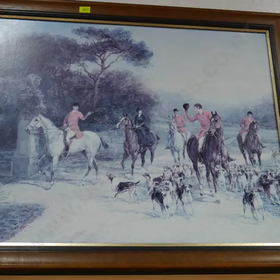 Hunting scene artwork