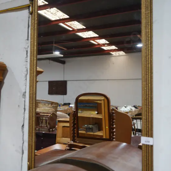 Gilt frame mirror