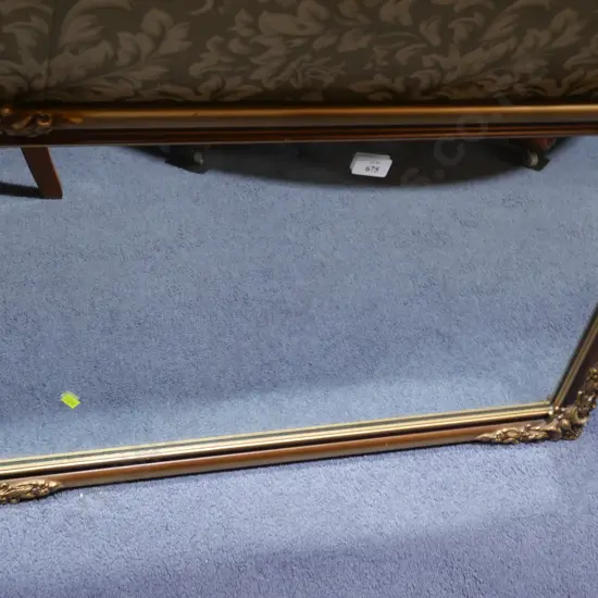 Gilt frame mirror