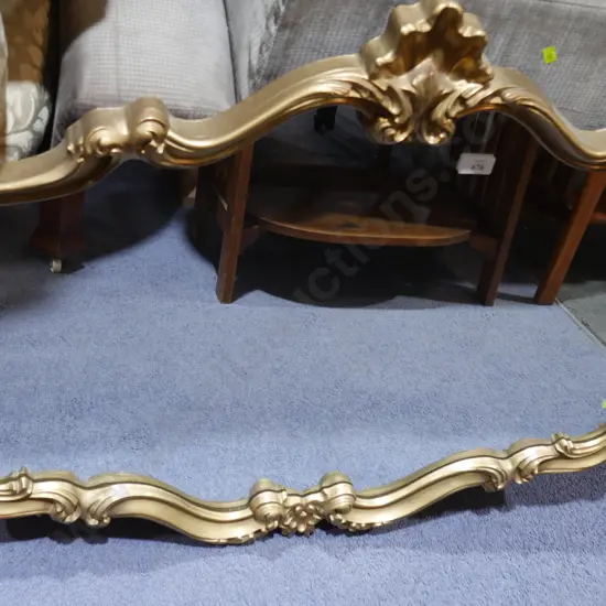 Gilt framed mirror