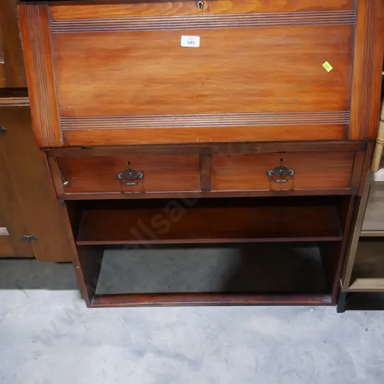 Drop front desk