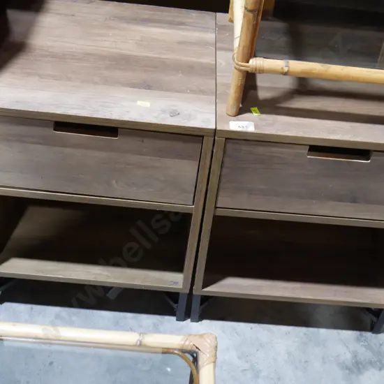Pair of bedside tables