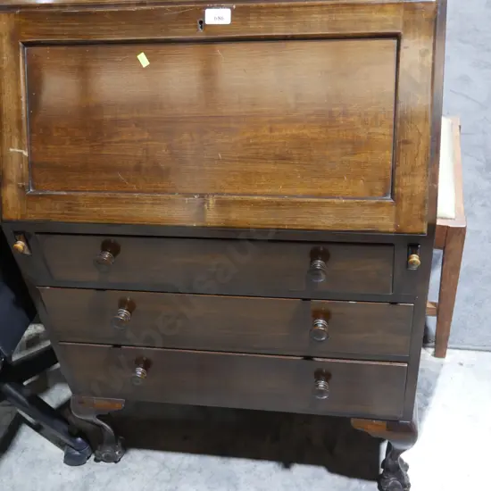 Drop front desk