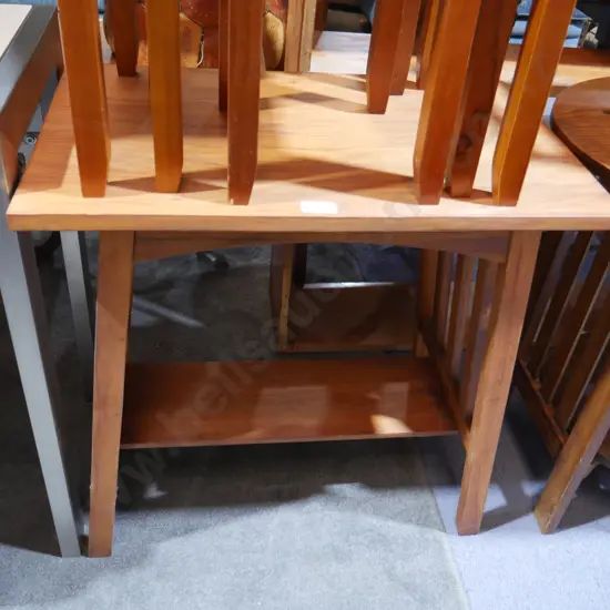 2 tier hall table