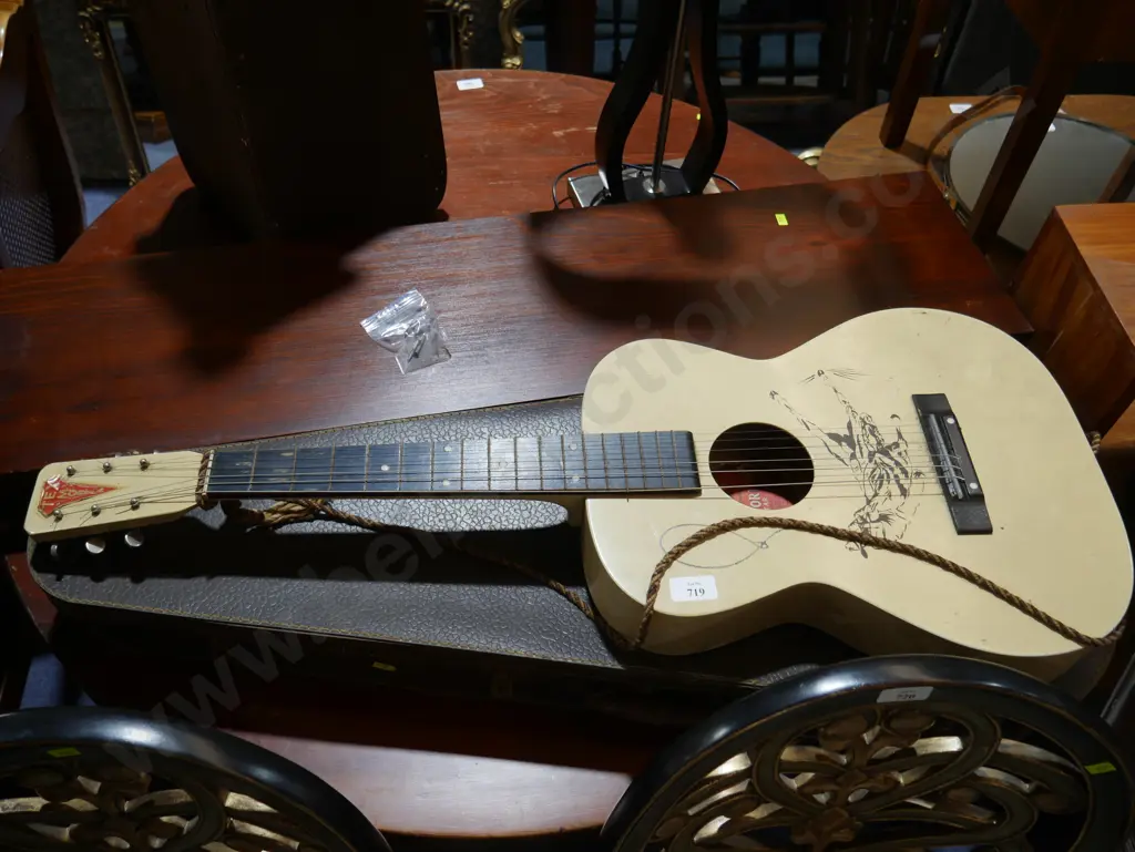 Text Morton guitar and case Image 1++