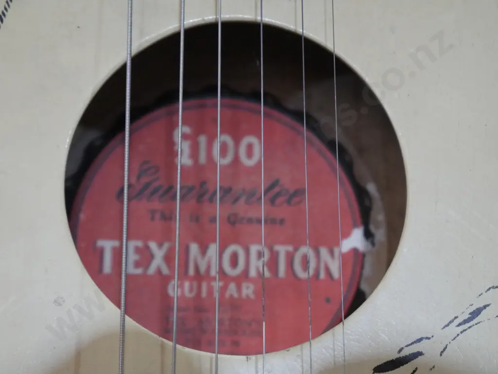Text Morton guitar and case Image 1++