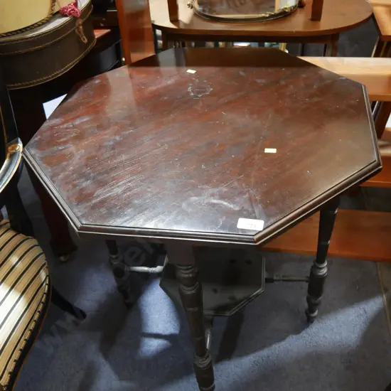 Spindle leg side table