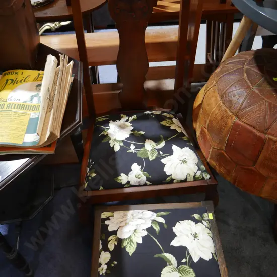 Hall chair & matching stool