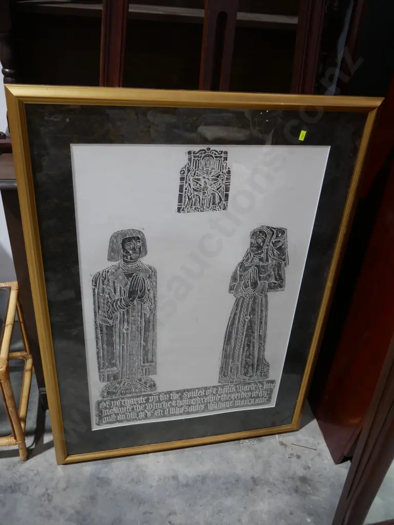 Large artist easel and print Image 1++
