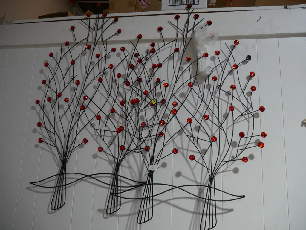 Metal tree wall decorations Image 1++