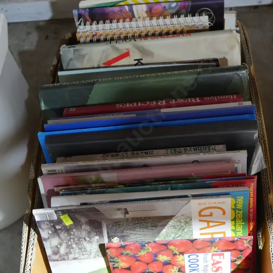 Gardening magazines, cookbooks etc