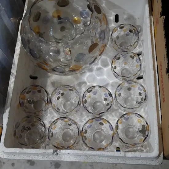 Punch bowl set