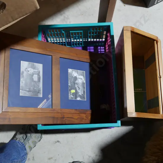 Roll top bread box, picture frame