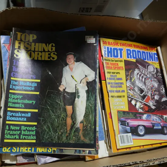 Car magazines etc