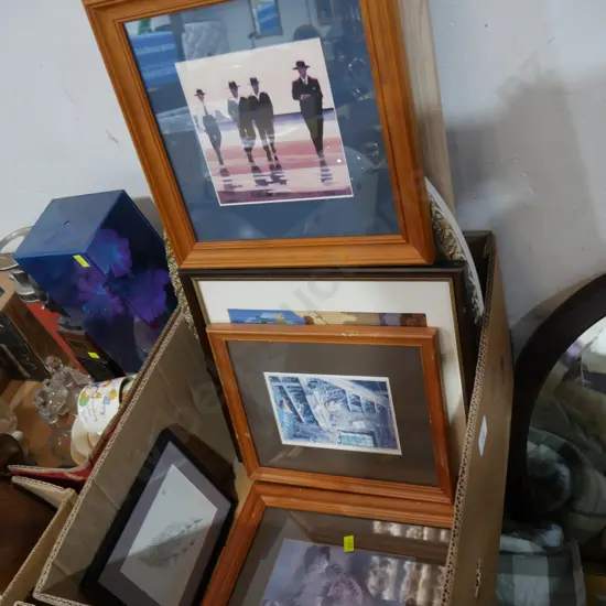 Mirror and artworks