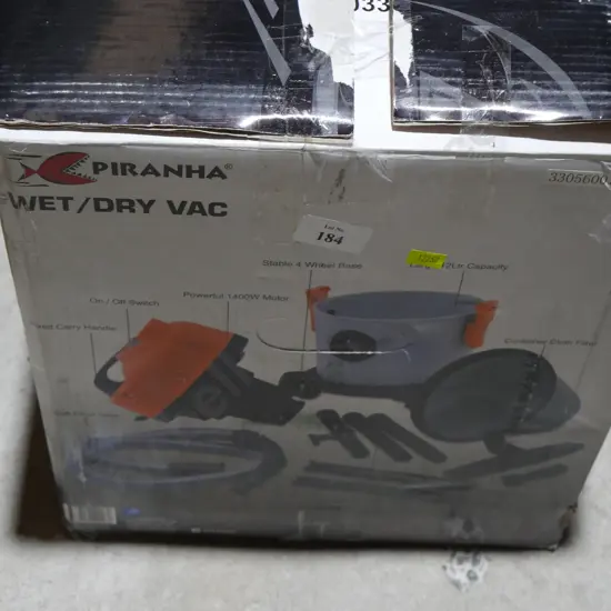 Piranha wet and dry vac