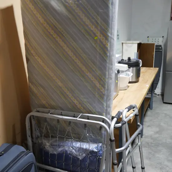 Fold up bed and mattresses