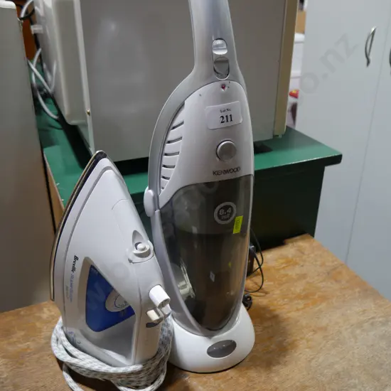 Dustbuster and iron