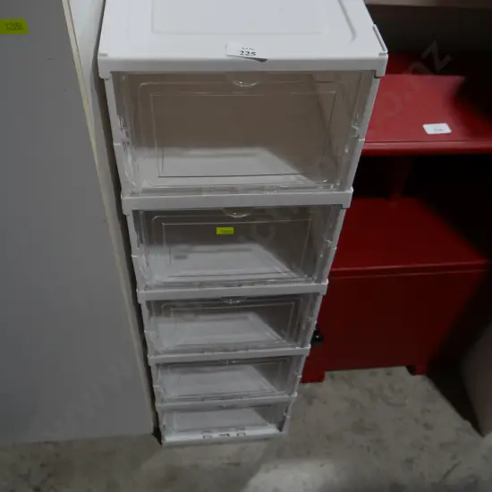 Plastic storage rack