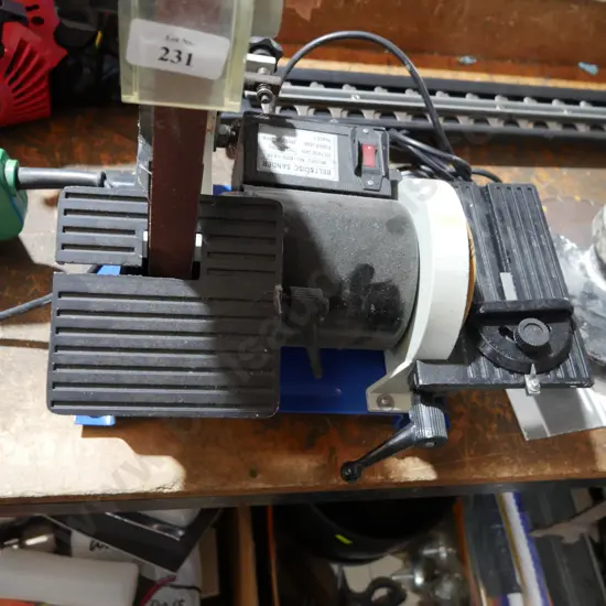 Belt and disc sander