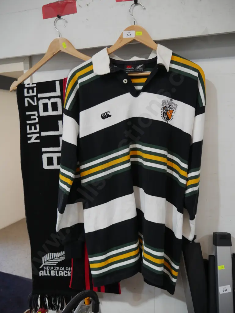 Canterbury jersey, All Blacks scarf etc Image 1++