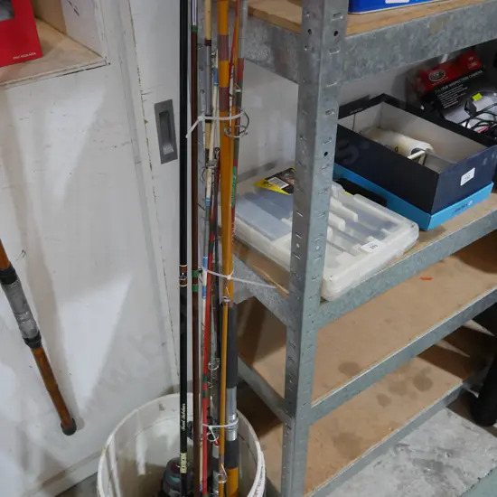Fishing rods etc